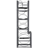 Refrigerant Tank Rack, with 1 x 50lb, 2 x 30lb and Other 3 Small Bottle Tanks, Cylinder Tank Rack V952-QPCFJ380MM30YZUVTV0