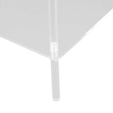Side Table Acrylic 2 Tier Simple Lightweight Modern Bedside Table for Living Room Bedroom V1294-YM0901-3116240024911