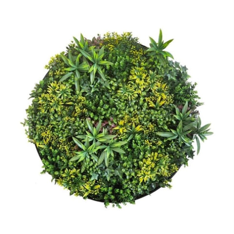 YES4HOMES Artificial Green Wall Plant Panel Disc Garden Flower Art 100cm Grassy UV V278-CCGA136V031-FIREWORKS