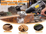 Wire Brush for Drill Set, 1/4 Inch Solid Quick Change Shank, High Work Efficiency, for Rust Removing V1366-AZ2-W-15508