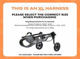 Rooster Farms Large Dog Wheelchair XL Harness - Adjustable Back Leg Aid V238-SUPDZ-41121780236368