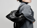 Large Capacity Women's Top-Grain Leather Tote Vintage Soft Leather Shoulder & Crossbody Bag for V1232-DRLDJB-002