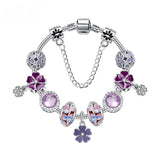 Combo Deal Tortoise Bead, Purple Floral, Blue Starry Sky Bracelets - Mix & Match,Buy 2 for Better V1132-NSSL4-DOUBLE-19