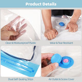 16PCS Vacuum Storage Bags, 4 Sizes Vacuum Packing Bags with Manual Pump, Space Saver Bags for V1369-AZ3-W-08599