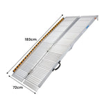 Aluminium Portable Wheelchair Ramp R02 - 6ft RAM-WCR-R02-6FT