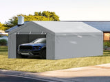 Carport Replacement Canopy Cover Top Side Wall 10 x 20 ft, Garage Tent Shelter Tarp Heavy-Duty V952-CKPB10X20FTH27H20V0