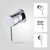 Single Round Shower Bath Mixer Tap Bathroom WATERMARK Approved V63-847921