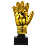 Golden Resin Goalkeeper Trophy, Gloves Shape Award for Best Goalie in Game V1370-AZ4-16923
