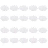 200 Pieces White Natural Ostrich 20-25cm Wedding DIY V1366-AZ2-W-15877