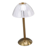 Industrial LED Table Lamp USB Rechargeable Rustic Desk Lamp Stepless Dimmmable Bedside Night Light V1294-YM0703-3119230026211