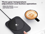 White Electric Coffee Mug Warmer, 55degree Constant Temp Cup Warmer V1263-JX-4828
