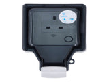 Wifi Smart Socket IP66 Waterproof Support Voice Control Timing 86 Type Outdoor Smart Outlet UK V1294-YM0703-3114230045211