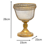 Lustre Footed Bowl 28cm V637-37091BWL