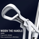 Sponge Mop, Water Absorbing Floor Mop with Extra Large 11-Inch Head, Folding Design for Effortless V1192-AZ-W-29997