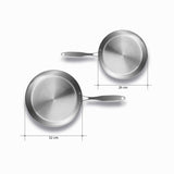 SOGA Stainless Steel Fry Pan 26cm 32cm Frying Pan Top Grade Induction Cooking FRYPANSS2863-2866