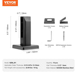 Glass Clamp, 10 PCS Square Glass Railing Bracket for 0.31 "-0.47 " Tempered Glass, 304 Stainless V952-BLLGJHSFXPT1QW8PAV0