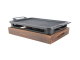Tabletop Barbecue Grill Stick Proof Wooden Base Portable Alcohol Stove Compact BBQ Grill for V1294-YM0901-3111240087311