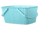 Shower Caddy Bin Strong Plastic Large Opening Smoothing Handle Draining Holes Shower Basket for V1294-YM0901-3117230401211
