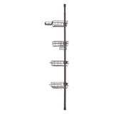 42" to 114" High Shower Corner Caddy Tension Pole Rust-Proof Tension Pole V952-SCTPBXGFXHDSUVNVIV0