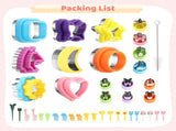 41PCS Sandwich Cutter Set for Lunch, with Animal Fruit Forks V1192-AZ-W-18348