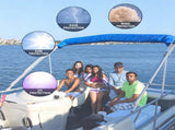 600D Oxford Bimini Top Storage Boot Cover Waterproof UPF50 UV Resistant Marine Canopy Protector for V1341-ZY-ZNWRYS3R-RED-4BOW2XL