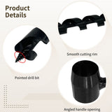 4PCS Hand Auger Wood Drill Bit Set, High Carbon Steel Bushcraft Auger, Manual Twist Drill, Survival V1369-AZ3-W-08664
