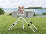 PaWz Pet Bathtub Adjustable Height Folding PT1216-GY