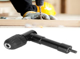 Right Angle Drill Attachment Adapter 90 Degrees Drilling Extension Chuck Tools Black V1294-YM0718-3111200273711
