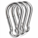 5 Inch Large Spring Snap Hooks,Heavy Duty Rope Connector 304 Stainless Steel Hook Spring Clips Link V1192-AZ-W-31972