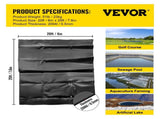 LLDPE Pond Liner 20x25 ft, Pond Liner 20 Mil, Fish Pond Liners for Waterfall, Pond and Fish Ponds V952-FSM20X25FT0000001V0