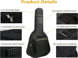 Classic guitar case - Acoustic guitar case - Backpack with exterior pocket and handles - Guitar V1188-MS101-02935-1
