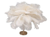 Feather Table Lamp 3 Color Dimmable Touch Switch USB Plug in Romantic Modern Decorative Bedside V1294-YM0703-3119230059411