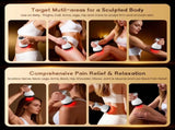 4-in-1 Cordless Body Sculpting Massager Rechargeable Massage Tool with Heat, Light & Vibration for V1107-CS-DDGSY
