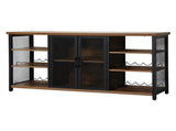 Levede Bar Cabinet Buffet Sideboard Walnut CH1076-WA