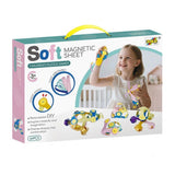 Kids 3D Soft Magnetic Building Tiles Toy Set, Creative DIY Puzzle Blocks for Ages 3 - Develops Fine V1341-ZY-SW7JEE7Y-100PCS