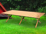 Levede Folding Camping Table Foldable Oak OD1042