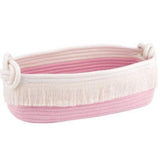 Woven Breads Baskets, Oval Small Fruit Baskets, Stackable Plastic Wicker Baskets for Serving V1189-LWWAL-20260401-06791