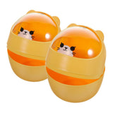 table trash can with lid Orange Plastic 2Pack Back to School V1366-AZ2-W-22003