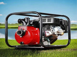 Giantz Petrol Water Pump 7HP Max, 2" High Flow 4-Stroke Engine Transfer Fire Fighting Pumps Rain PUMP-2INCH-210-RDBK