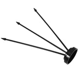 Lightweight Plastic Flag Holder Stand for Small Flags, Perfect Indoor and Outdoor Flagpole Accessory V1192-AZ-W-22441