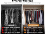 2 Pack Legging Hanger for Closet, with 10 Non Slip Clips Each, Wooden Clothes Hanger for Home Use, V1258-DP02-F-37