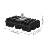 4-Pack Shockproof Rubber Pads for AC Unit Dampening, Noise Reduction, and -Resistant Base Support V1370-AZ4-10966