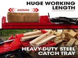 Baumr-AG 40 Tonne Petrol Hydraulic Horizontal and Vertical Towed Wood Log Splitter - HPS700 V219-LGSPTRBM7C0A