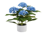 Potted Artificial Blue Hydrangea 50cm V637-05076HYD