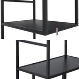 Artiss Bookshelf 5 Tiers RHYS Black FUR-S-DSHELF-01-BK