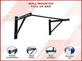 Wall Mounted Pull Up Bar Heavy Duty Chin Up Station for Home Upper Body Training V63-822481