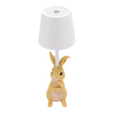 Table Lamp Rabbit LED Dimmable Cordless Rechargeable Touch Control Bedside Lamp for Desktop Bedroom V1294-YM0901-3119240141311