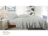 Shangri La Cashmere Touch Micro Flannelette Sheet Set Silver Queen V442-KIT-SHEETS-CASHMEREFLANNEL-SILVER-QS