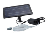 Solar Air Pump with 2 Bubble Stones with Hose 8W 10V 2400mAh ABS and Polysilicon Solar Oxygen Pump V1294-YM0706-3111230189611