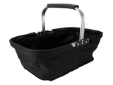 Foldable Picnic Basket Oxford Fabric Shopping Tote Reusable Grocery Bag for Camping Outdoor Fruit V1294-YM0901-3111260009411